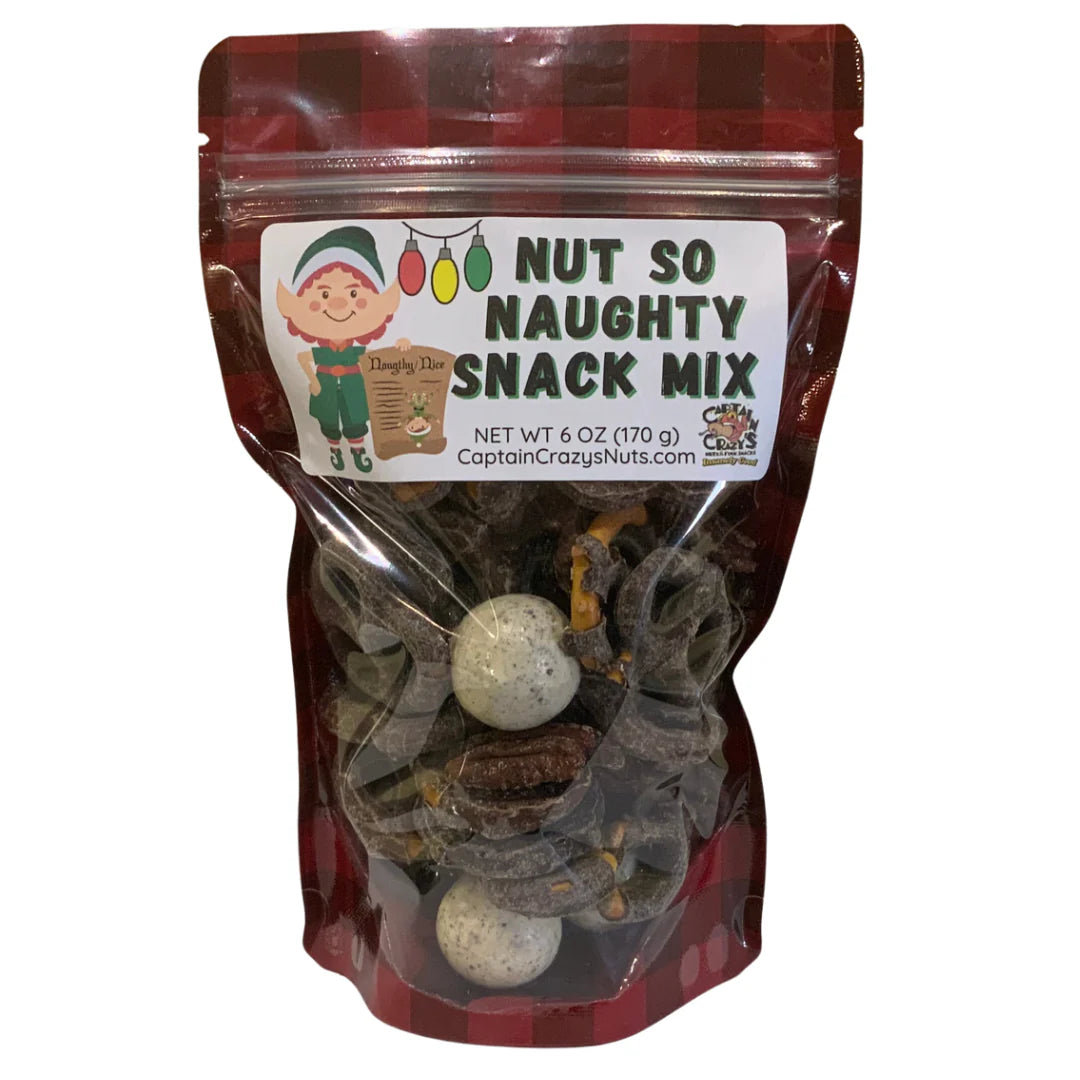 CAPTAIN CRAZY'S Nut So Naughty Snack Mix - 6oz Resealable Bag