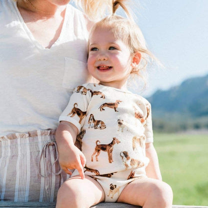Natural Dog Organic Cotton Short Sleeve One Piece
