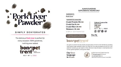 BONAPET TREAT Pork Liver Paw-der
