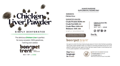 BONAPET TREAT Chicken Liver Paw-Der