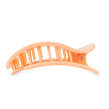 Teleties - Peach Fuzz Flat Round Clip