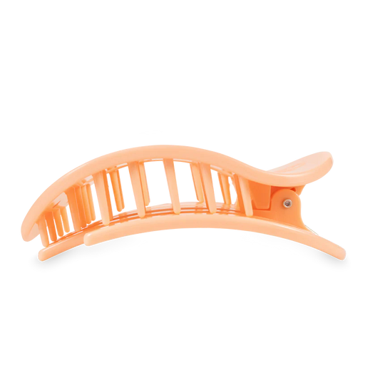 Teleties - Peach Fuzz Flat Round Clip