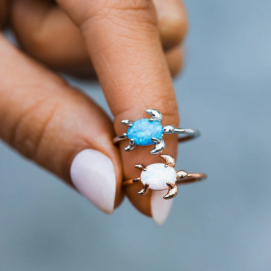 Pura Vida - Opal Sea Turtle Ring