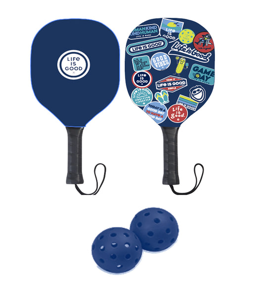 Life is Good Pickleball Paddle Set