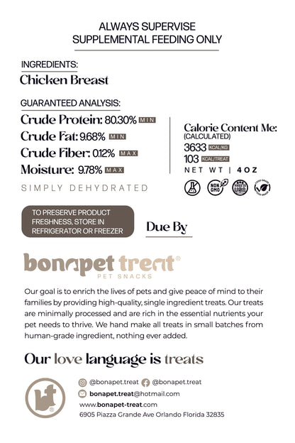 BONAPET TREAT Chicken Jerky