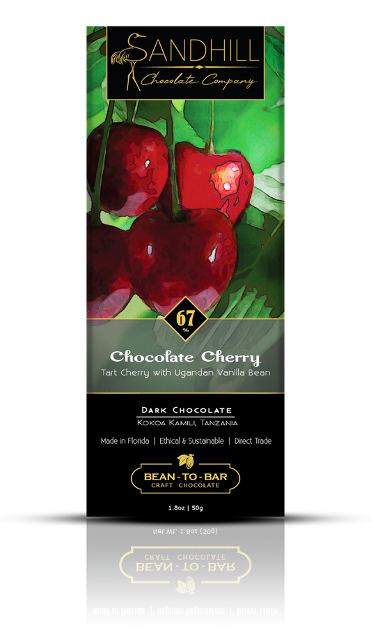 Sandhill Chocolate Company - 67% Chocolate Cherry