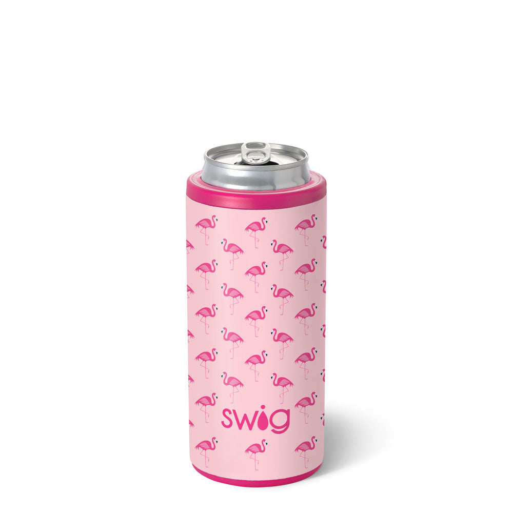 Swig-Flamingos Stemless Wine Cup 12oz