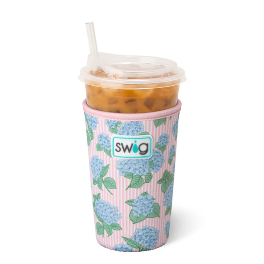 Swig Hydrangeas  Iced Cup Coolie