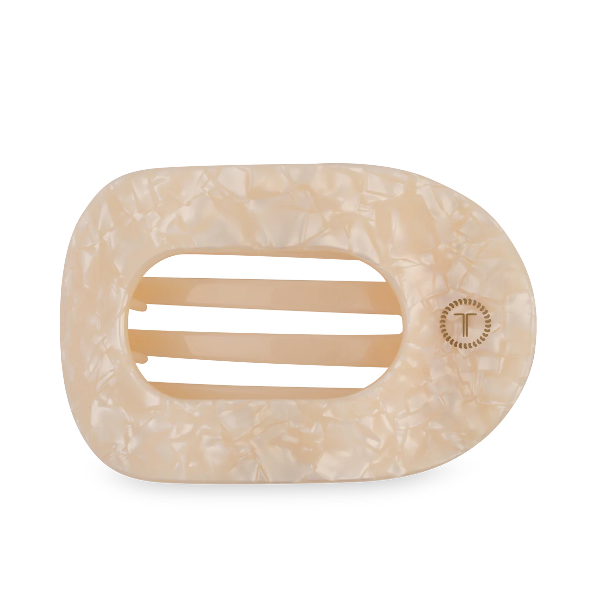 Teleties- Soft Surf Large Flat Round Hair Clip