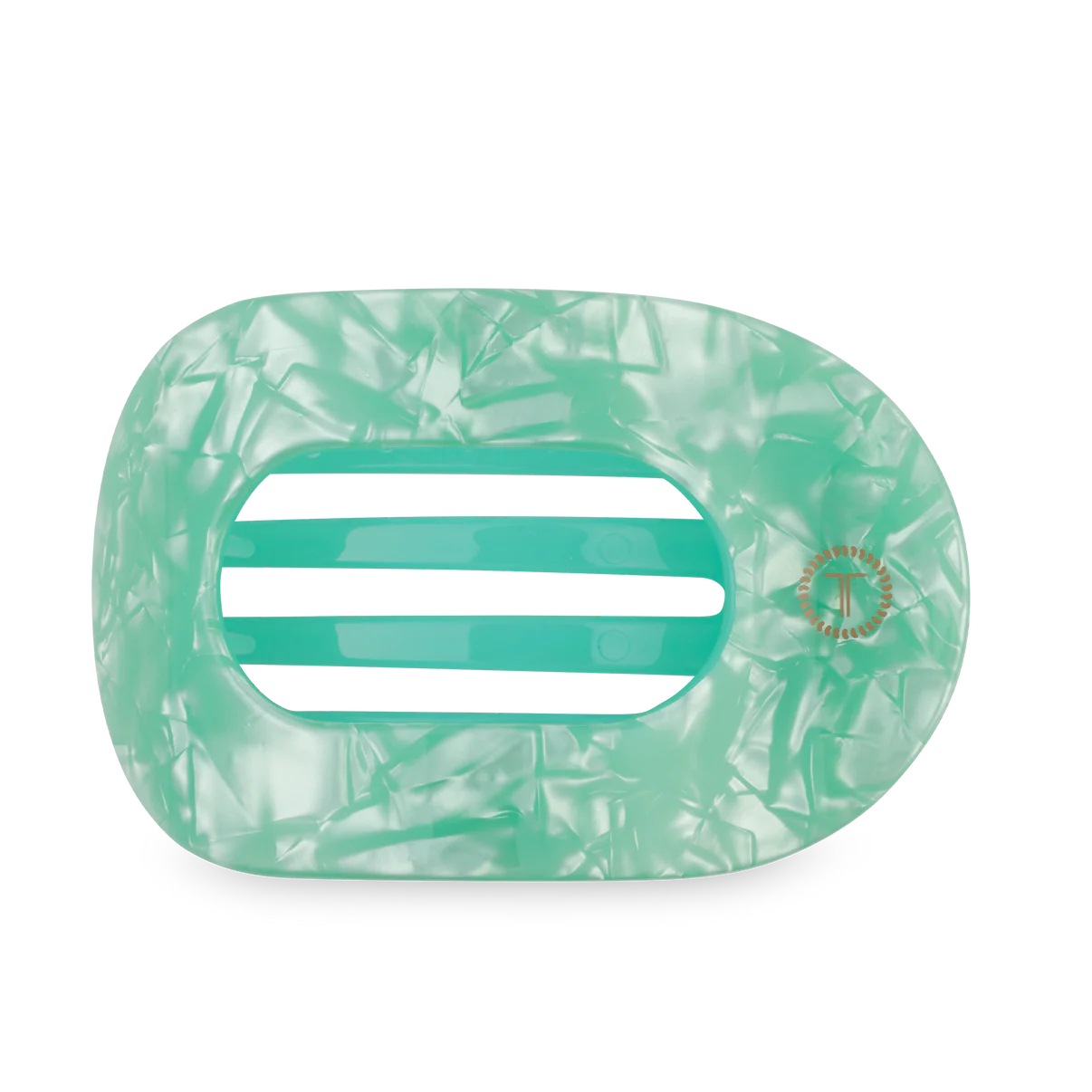 Teleties-Spring Splash Flat Round Hair Clip