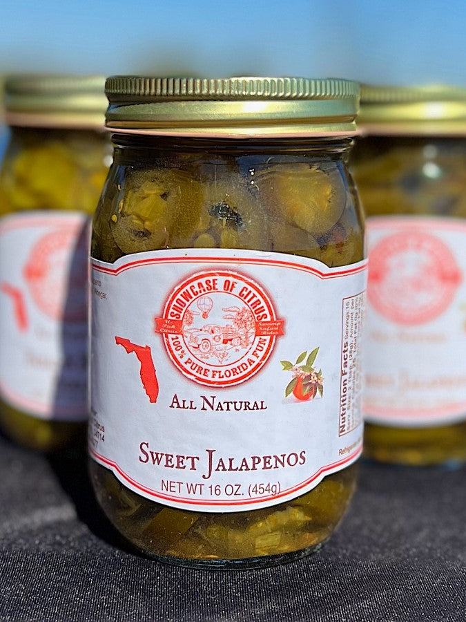 Show Case of Citrus Sweet Jalapenos