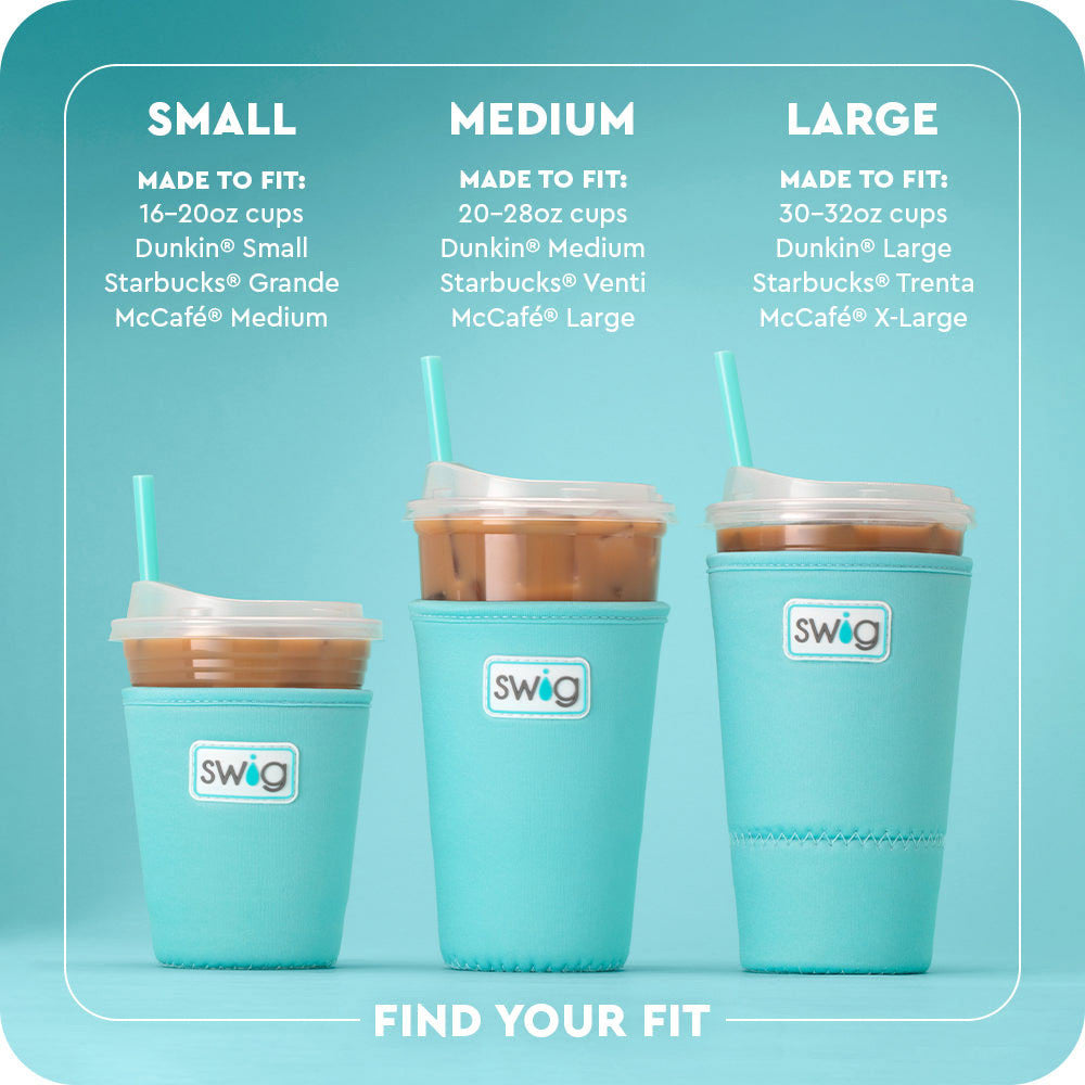 Swig Life Iced Cup Coolie Flora Azul