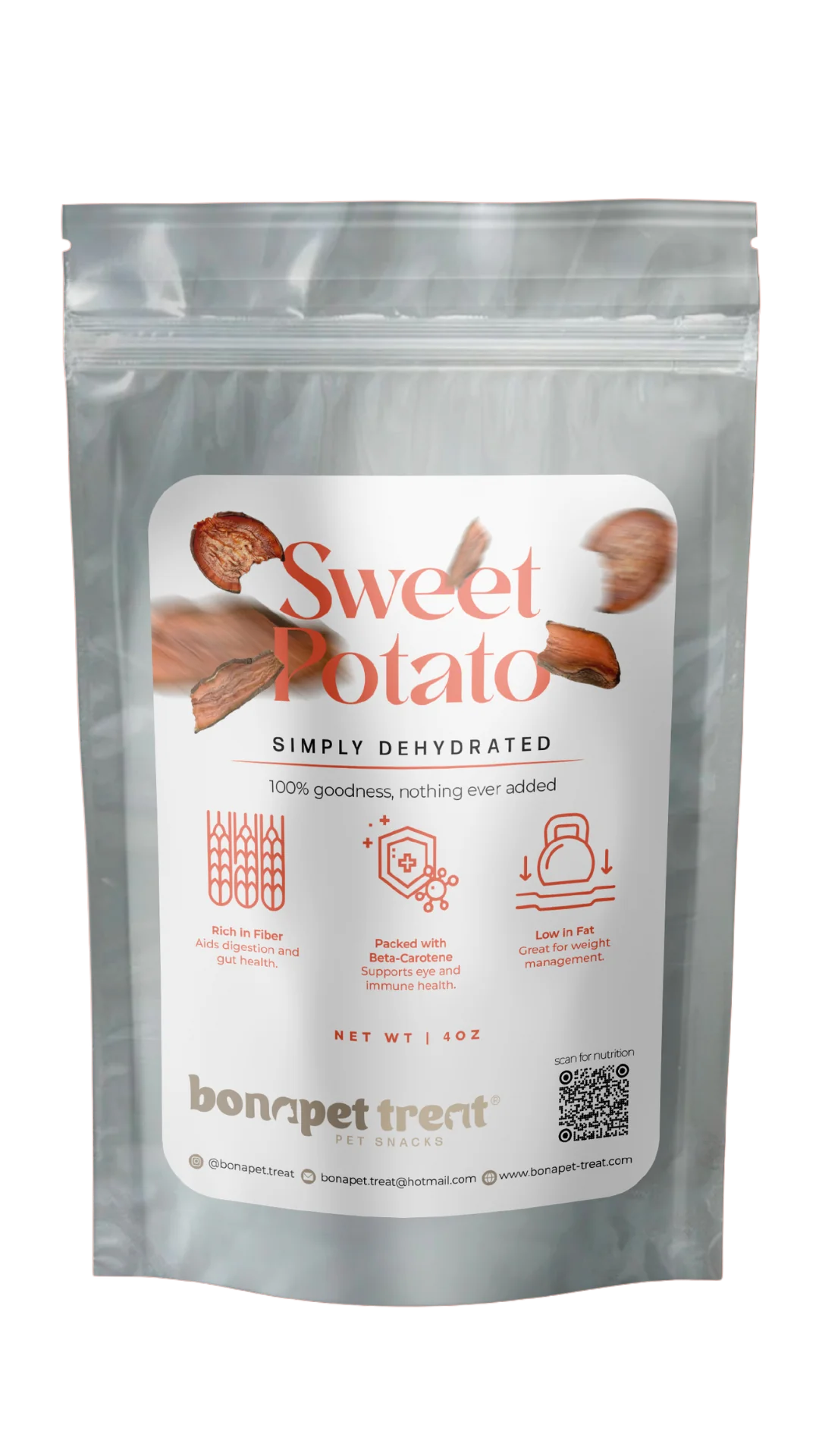 BONAPET TREAT Sweet Potato Chews