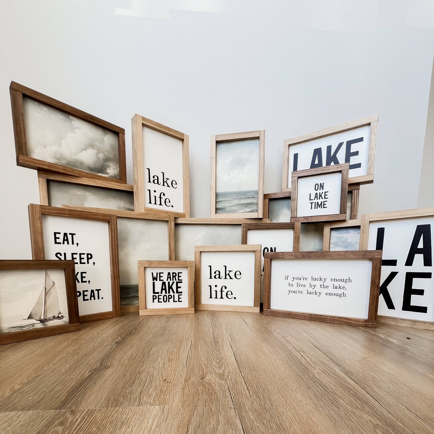 We Are Lake People | Wall Art, Summer Home Decor
