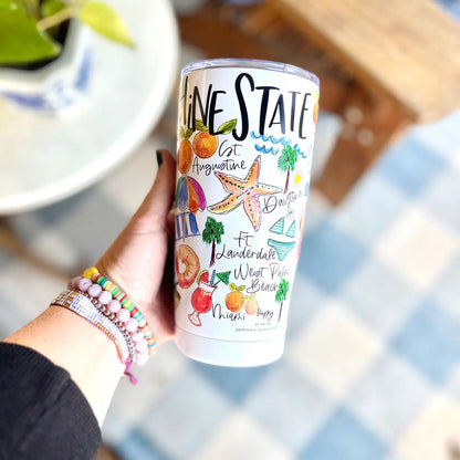 Florida Tumbler, 20 oz, State Designs