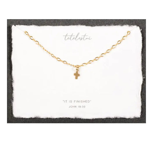 Tetelestai | Christian Necklace | Minimal Jewelry | John