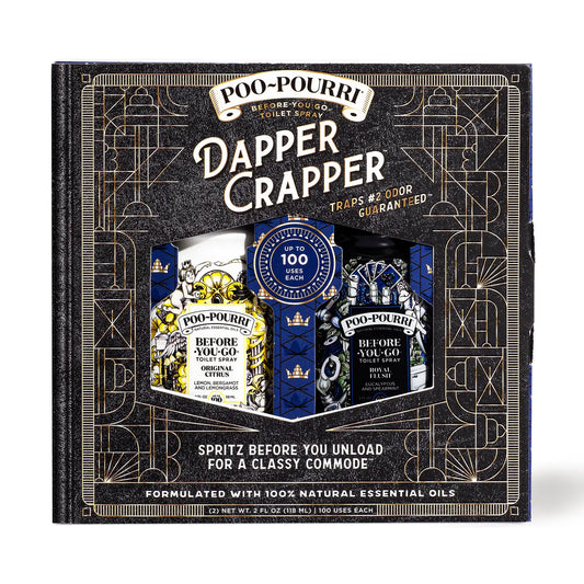 Poo~Pourri Dapper Crapper Gift Set 2 Pack 2 oz
