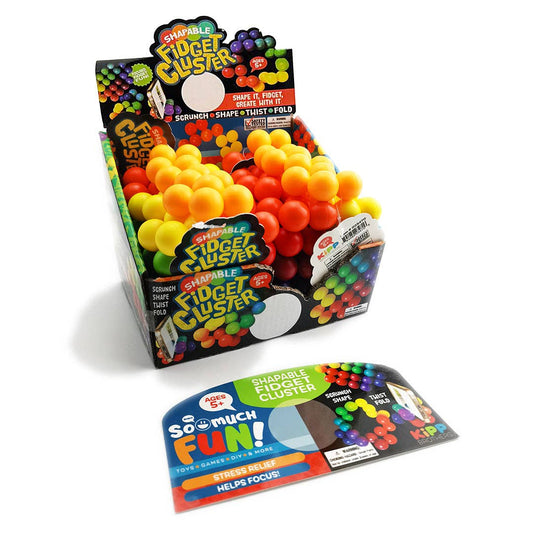 So Much Fun! Fidget Cluster Shape Toy - 12/Display