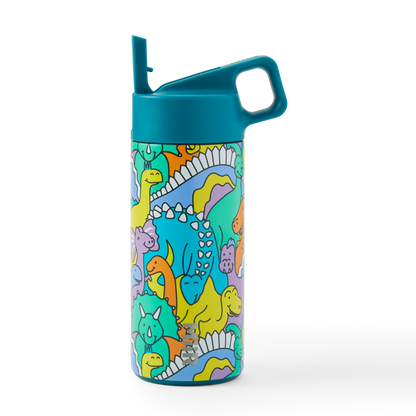 Kids Dinosaur Friends Pattern 12 oz. Kids Bottle
