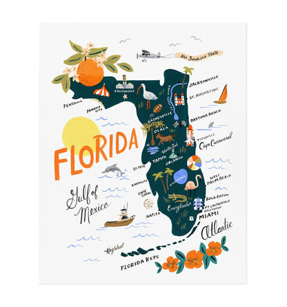 Florida Art Print