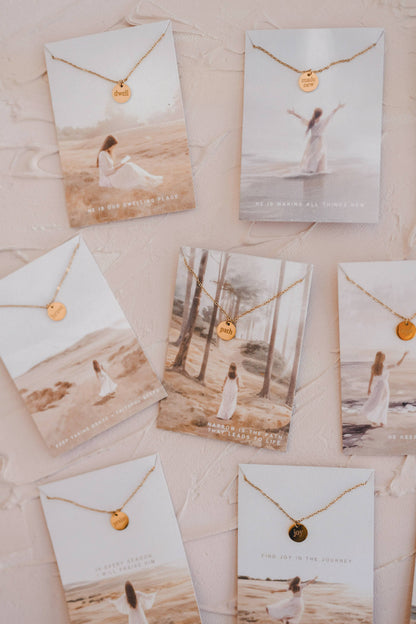 Joy Disc Necklace | Christian Jewelry