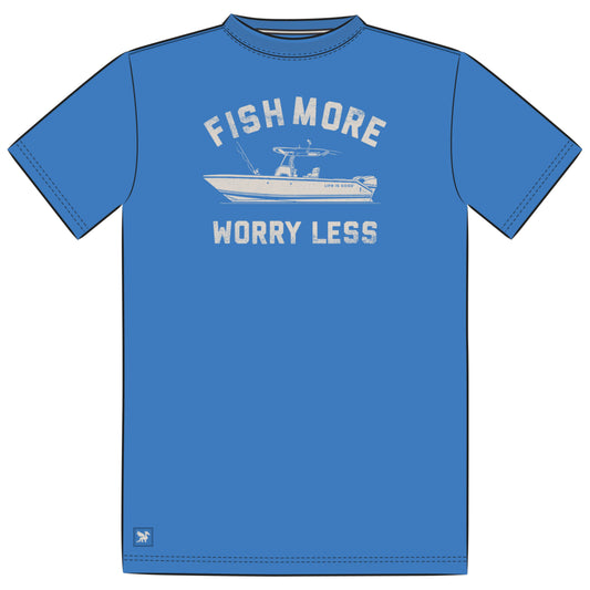 Men's Fish More Boat Short Sleeve Crusher-LITE Tee