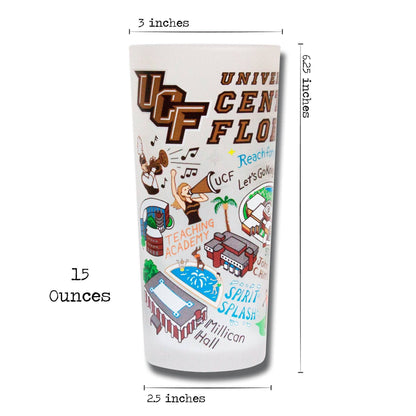 Central Florida, University of Collegiate Drinking Glass
