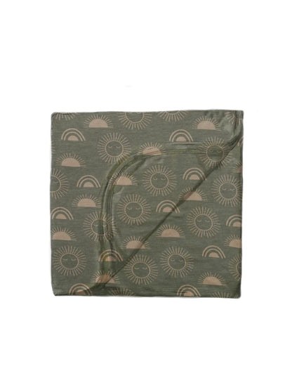Celestial Sun Bamboo Baby Blanket Baby Gift Swaddle Blanket