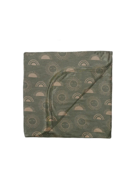 Celestial Sun Bamboo Baby Blanket Baby Gift Swaddle Blanket