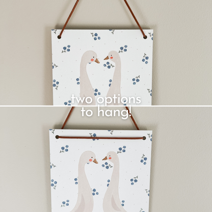 Bear Hanging Wall Art | Nursery Wall Decor