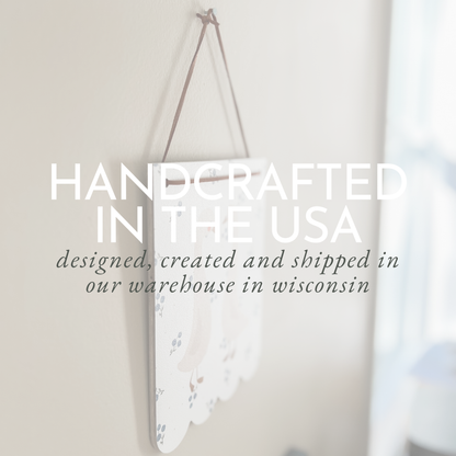 Bear Hanging Wall Art | Nursery Wall Decor