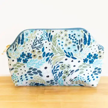 Waterfall Floral Zipper Pouch