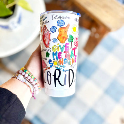 Florida Tumbler, 20 oz, State Designs