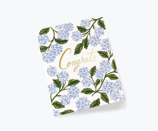 Hydrangea Congrats Card