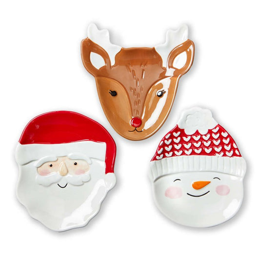 Holiday Friends Appetizer Plates