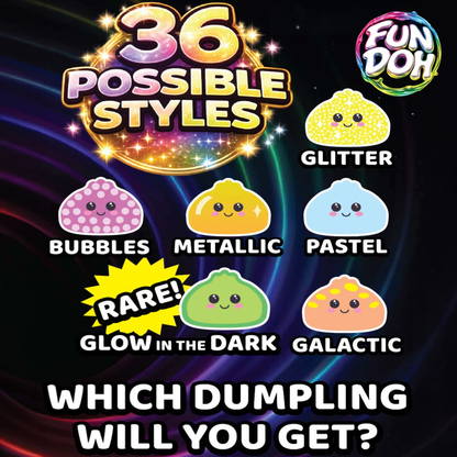 Fun Doh Mystery Dumpling Squishies - Ultra Rare Collection
