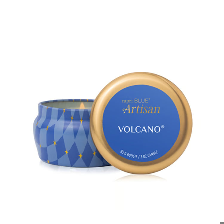Capri Blue Volcano Artisan Winter Bazaar Mini Tin