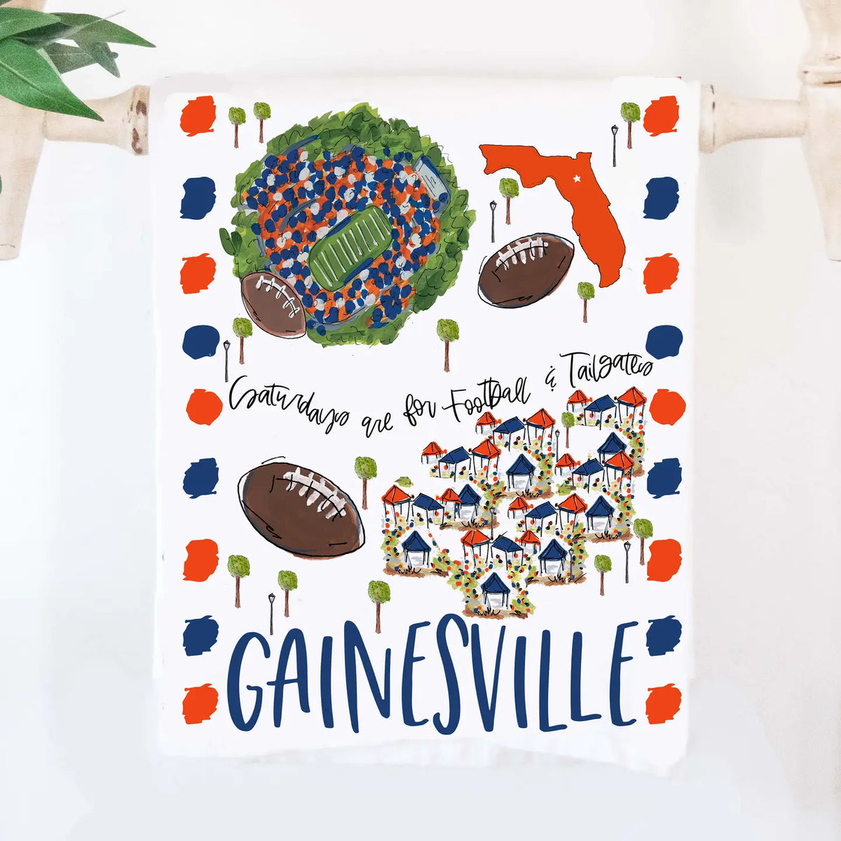 Gainesville, Fl Tea Towel
