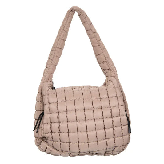 Katydid Oversized Quilted Hobo Tote Bag