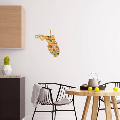 Florida Cutting Board with Artwork by Fish Kiss™