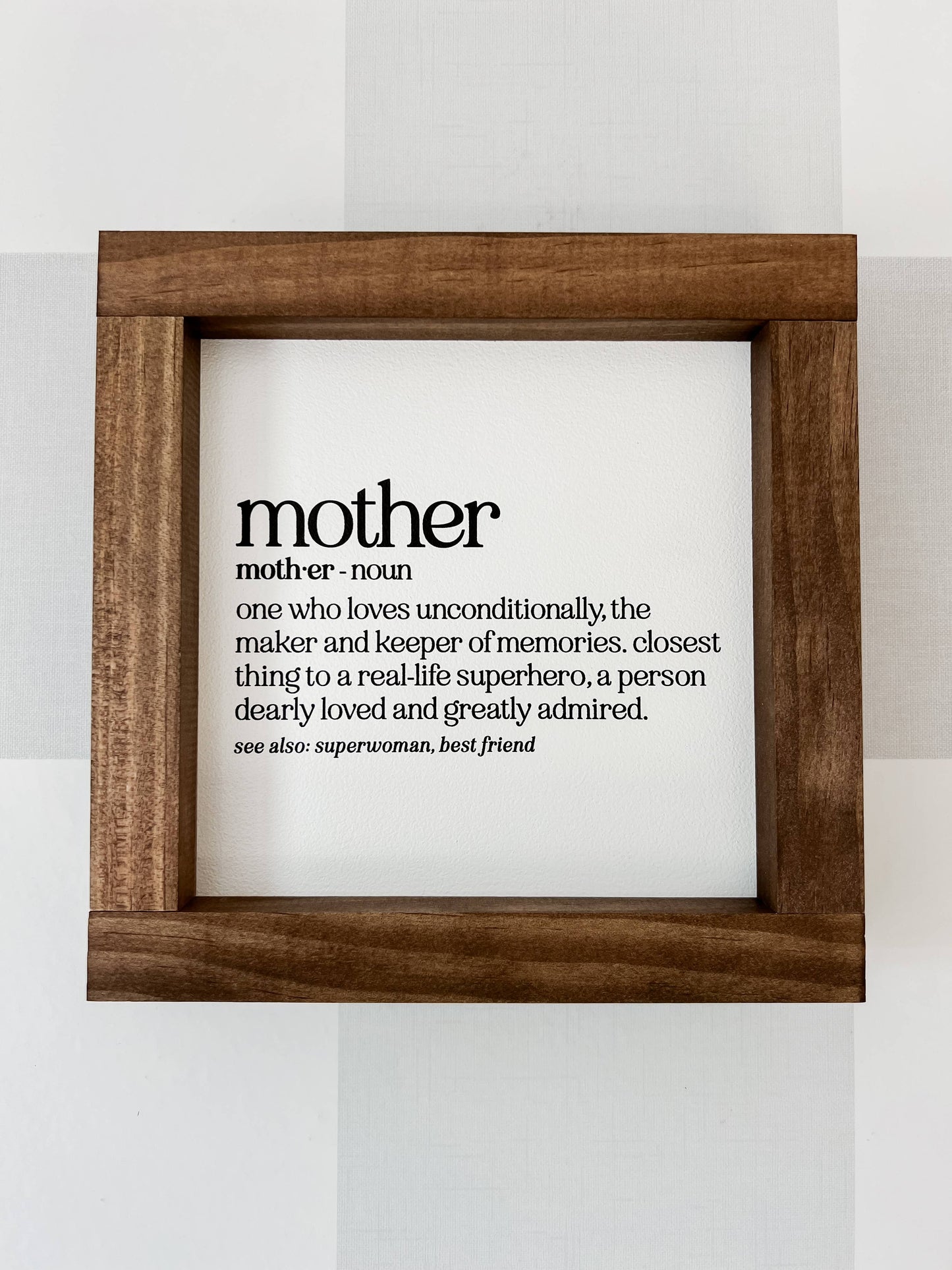 Mother Definition Wall Art | Mother's Day Gifts