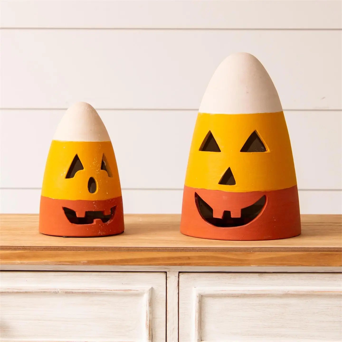Candy Corn Jack O' Lanterns