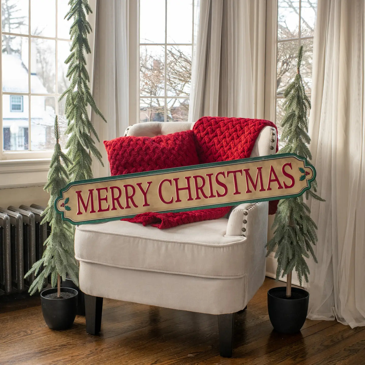 42.75" Merry Christmas Plaque