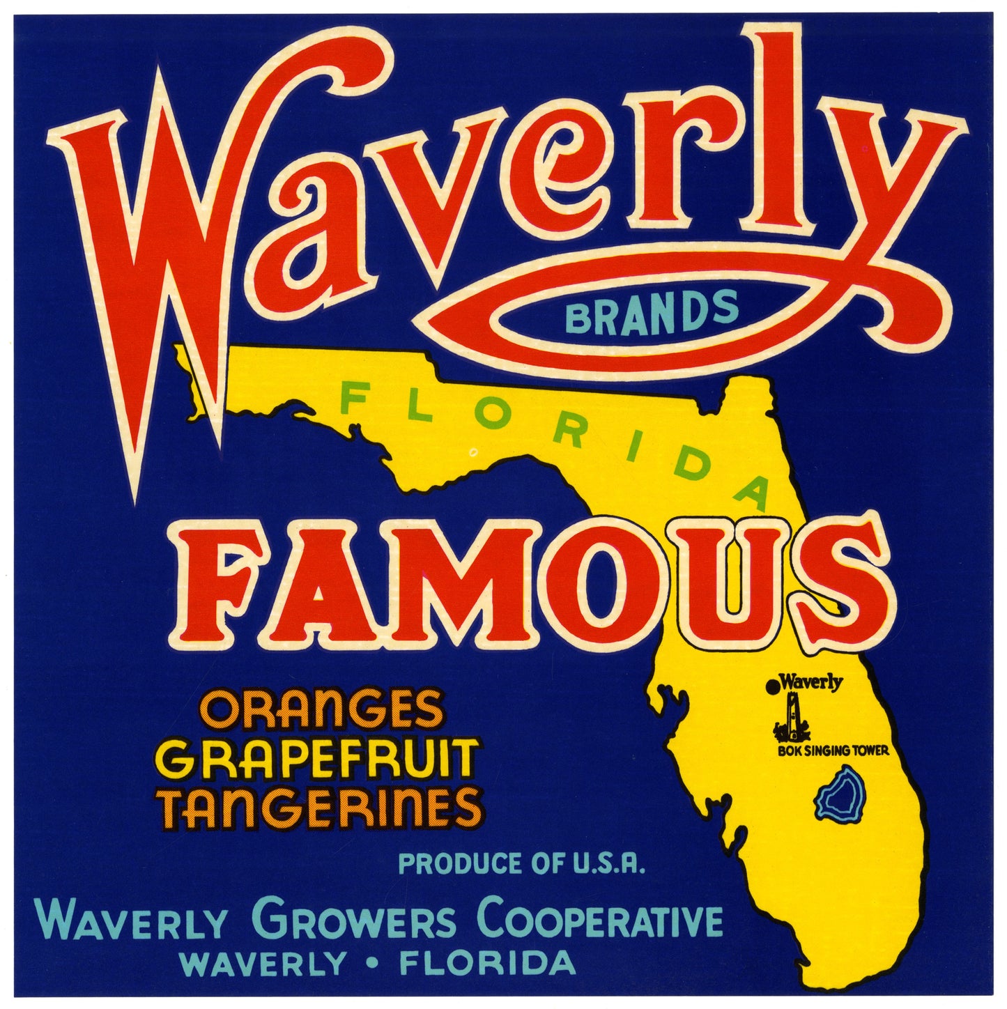 Polk County Citrus Label