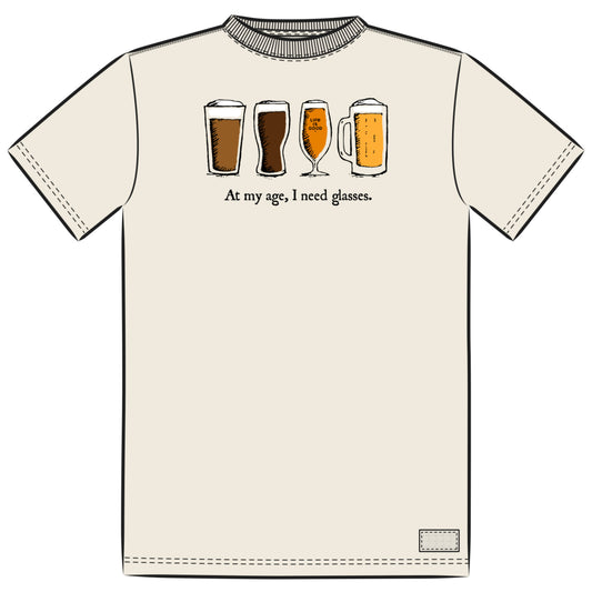 Men's Need Glasses Beer Crusher Tee