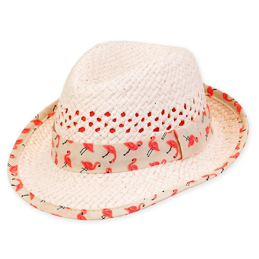 Sun 'N' Sand - Sunny Dayz - Girls Paper Straw Fedora