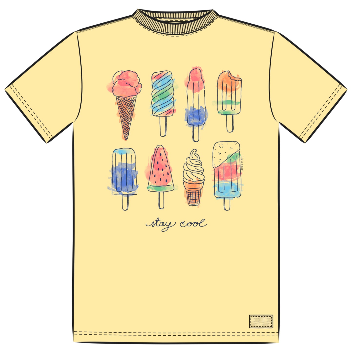 Kids Ice Cream & Popsicles Crusher Tee