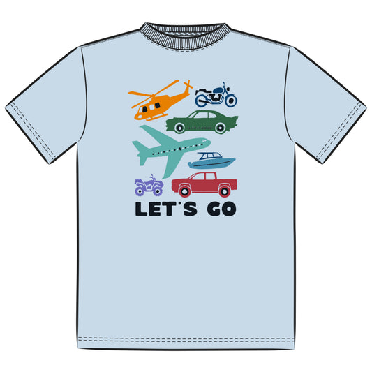 Let's Go Vehicles Short Sleeve Toddler Crusher Tee