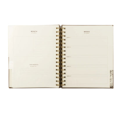12-Month Undated Planner: Marlo Design, Spiral