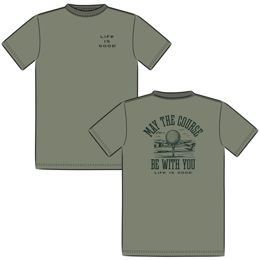 Men's May the Course be WIth You Golf Crusher Tee